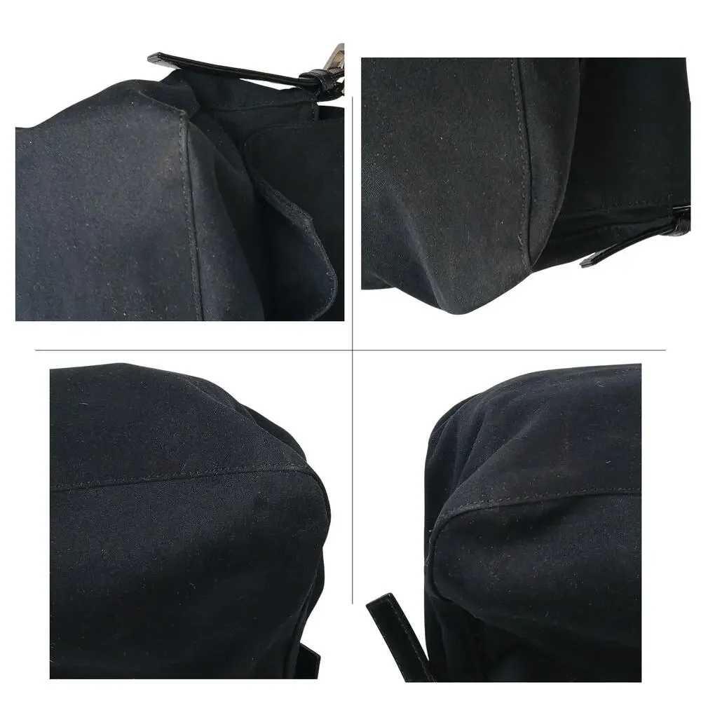 Authentic Fendi Mamma Black Neoprene Baguette Shoulder Bag COA Verified Seller - Picture 15 of 16